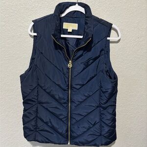 MICHAEL Michael Kors Navy Jacket with Gold Accents